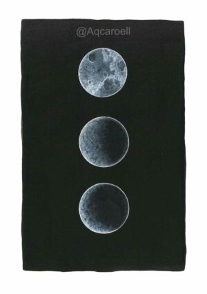 moon phases art print